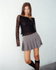 Image de Rory Long Sleeve Lace Top in Black
