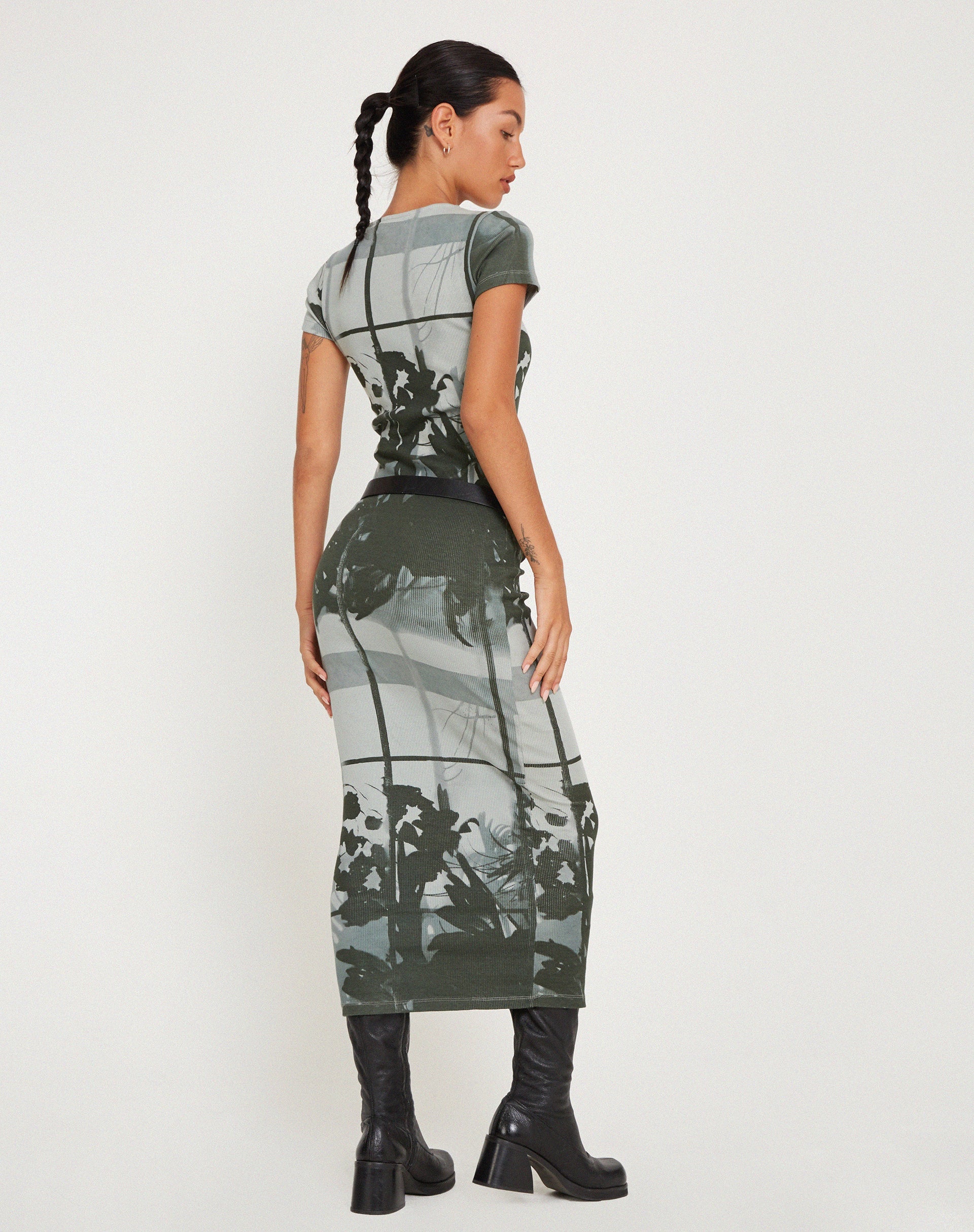 Image de Rosika Midi Dress in Country Window Green