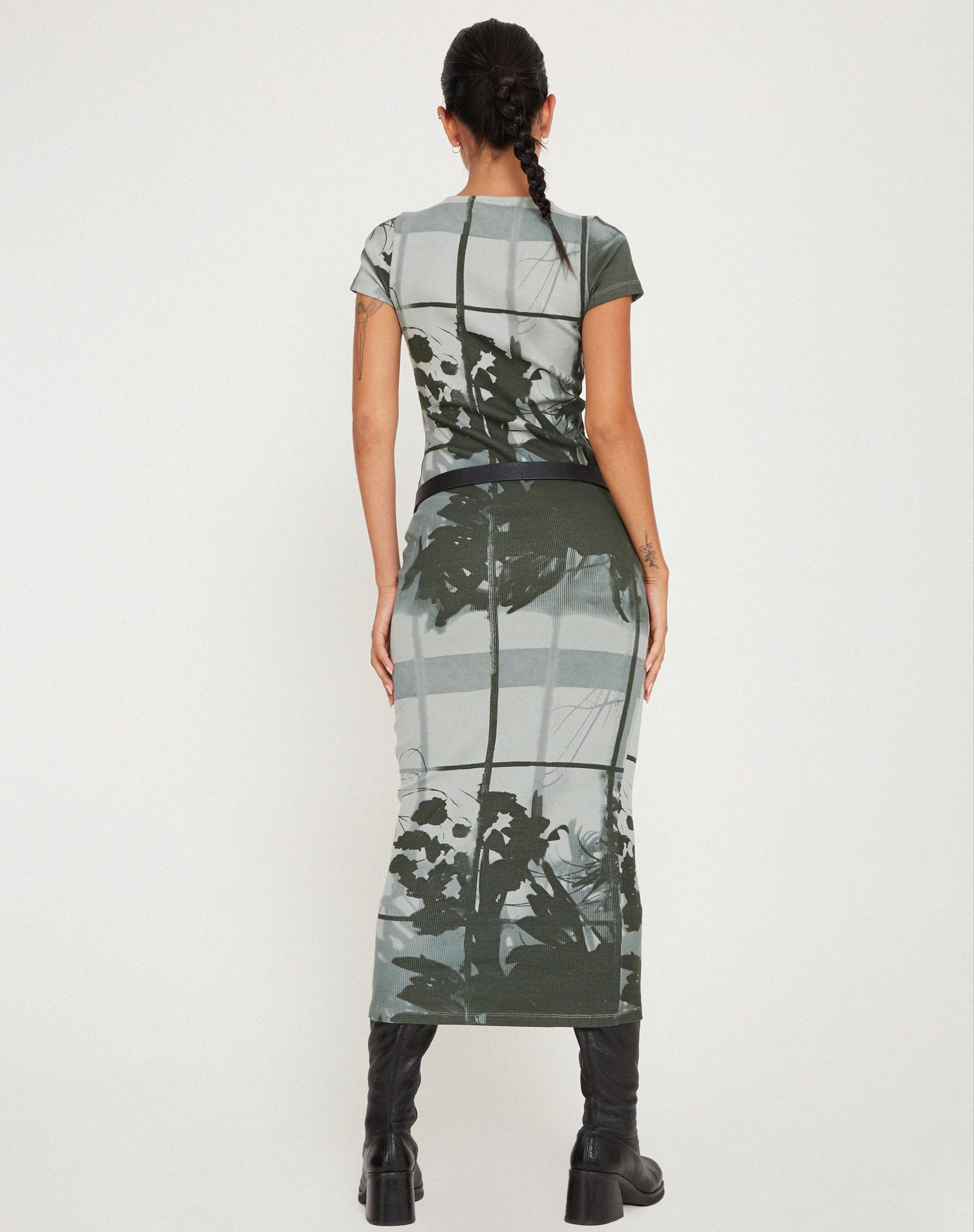 Image de Rosika Midi Dress in Country Window Green