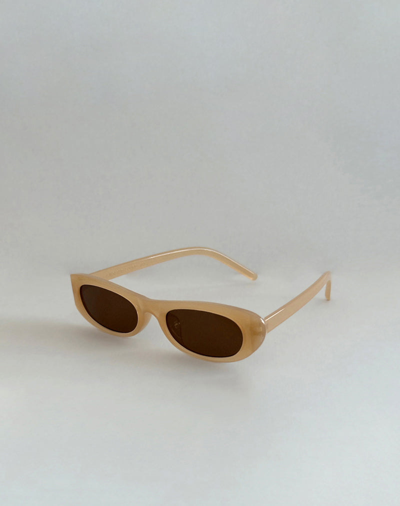 Image de marque de Rotu Rectangle Sunglasses in Opaque Tan