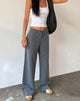 Image de Abba Low Rise Trouser in Pinstripe Grey