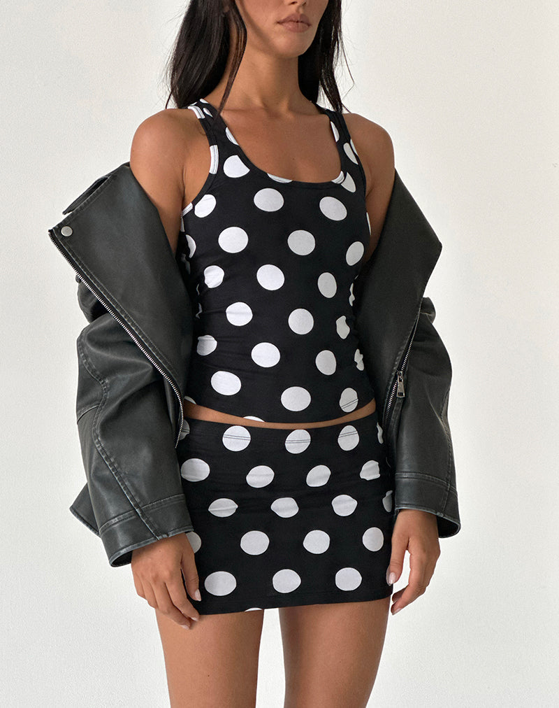 Image de Lidya Mini jupe en XL Spot Black