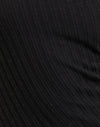 Maille diagonale transparente Noir