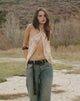 Image de Ruway Unlined Scarf Top in Sequin Gold