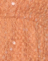 Maille pailletée orange