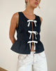 Image de Ryoti Top in Tap Shoe with Off White Bows