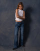 Image de Rigid Low Rise Flare Jeans In Mid Blue Used