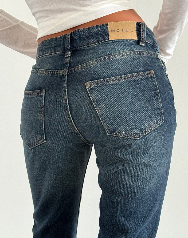 Image de Rigid Low Rise Flare Jeans in Dark Vintage