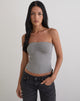Image de Ruki Bandeau Top in Rayon Jersey Grey