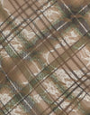 Dentelle imprimée Plaid rétro