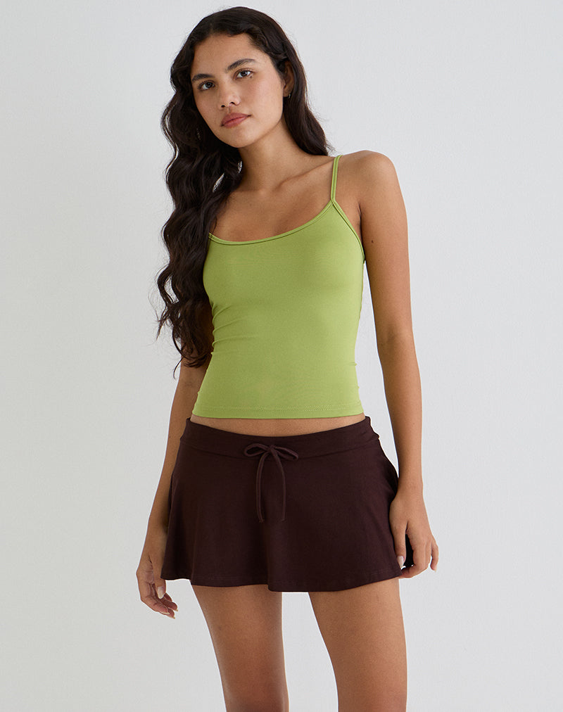Image de Saeko Micro Skort in Bitter Chocolate