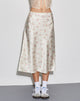 Image de Piya Midi Skirt in Satin Vintage Rose Garland