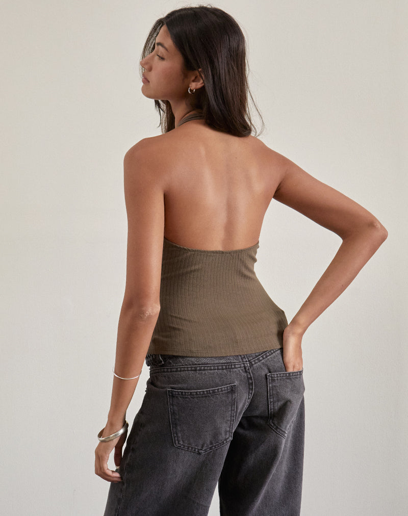 Image de Sajani Top in Pointelle Coffee