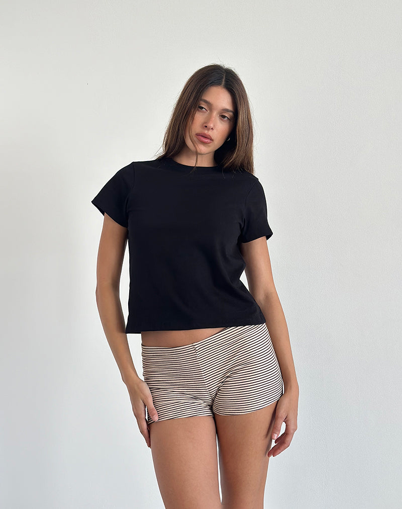 Image de Sakha Bosy Top en noir uni