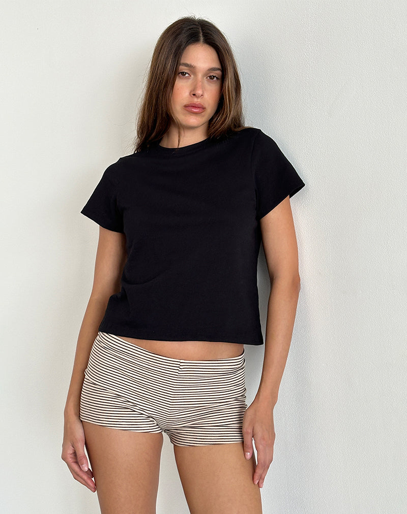 Image de Sakha Bosy Top en noir uni