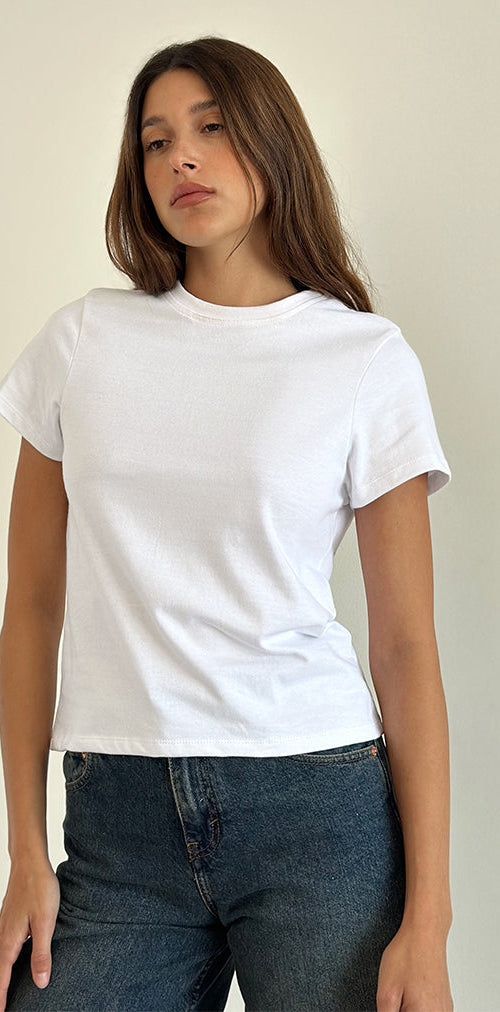 Image de Sakha Boxy Top in Plain White