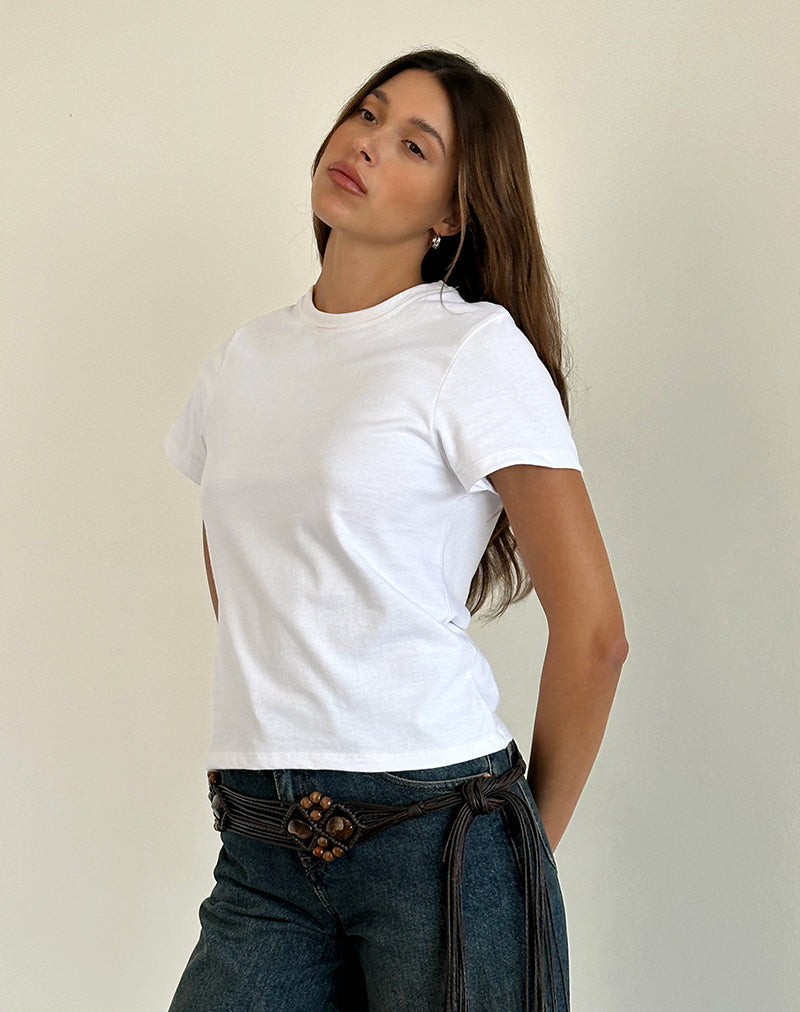 Image de Sakha Boxy Top in Plain White
