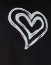  Noir avec Love Tie Dye