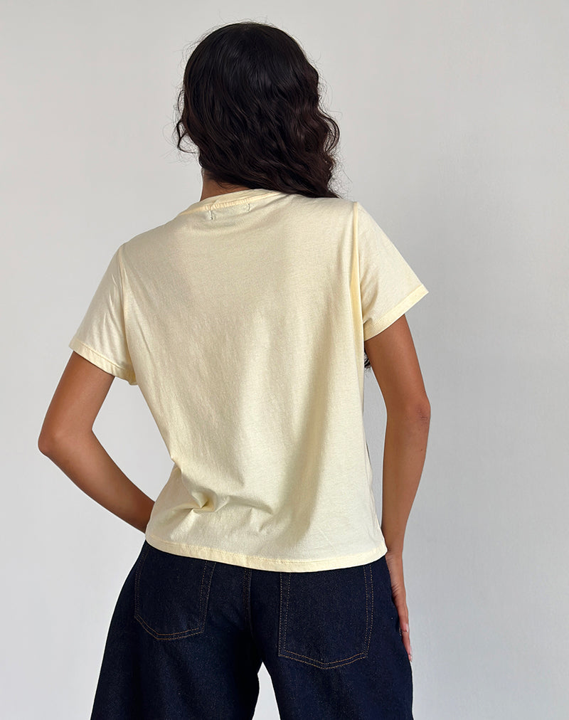 Image de Saki Tee in Buttermilk avec Slogan Better Together