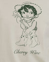 Babeurre avec impression de vin de cerise