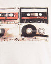 Ivoire avec motif de cassette rétro
