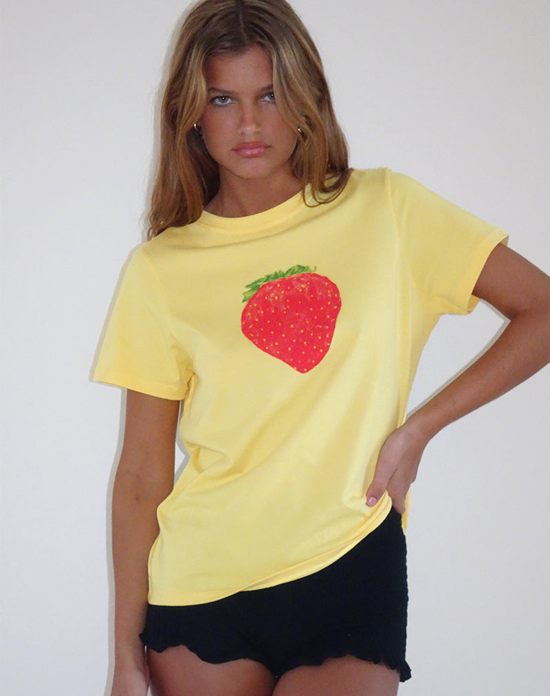 Tee-shirt Saki en Lemonade Oversized Strawberry