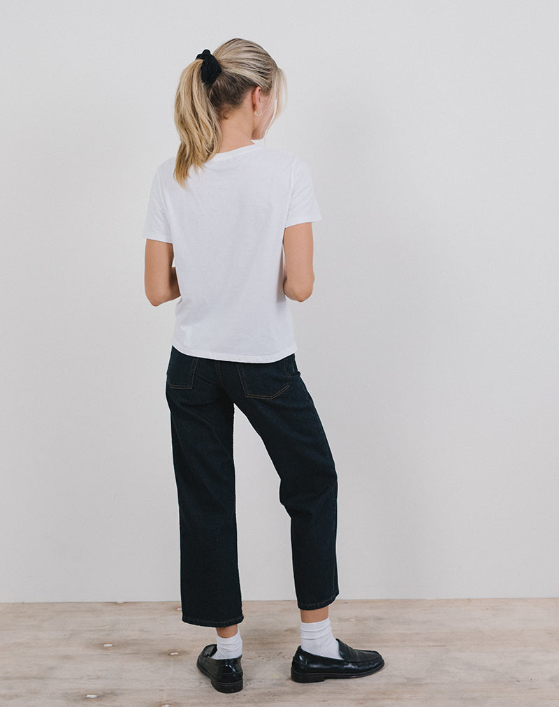 Image de Saki Tee-shirt en cerf blanc avec écharpe