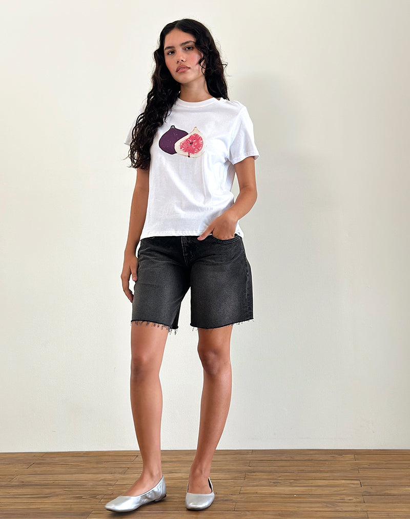 Image de Saki Tee in White Fig