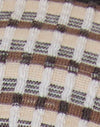 Côte texturée à rayures brunes