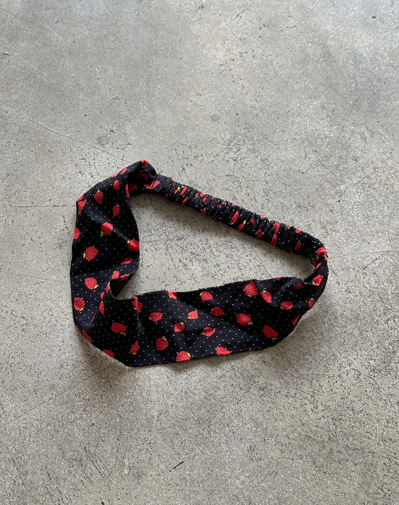 Image de Sala Headband en Strawberry Polka Black