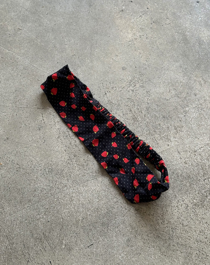 Image de Sala Headband en Strawberry Polka Black