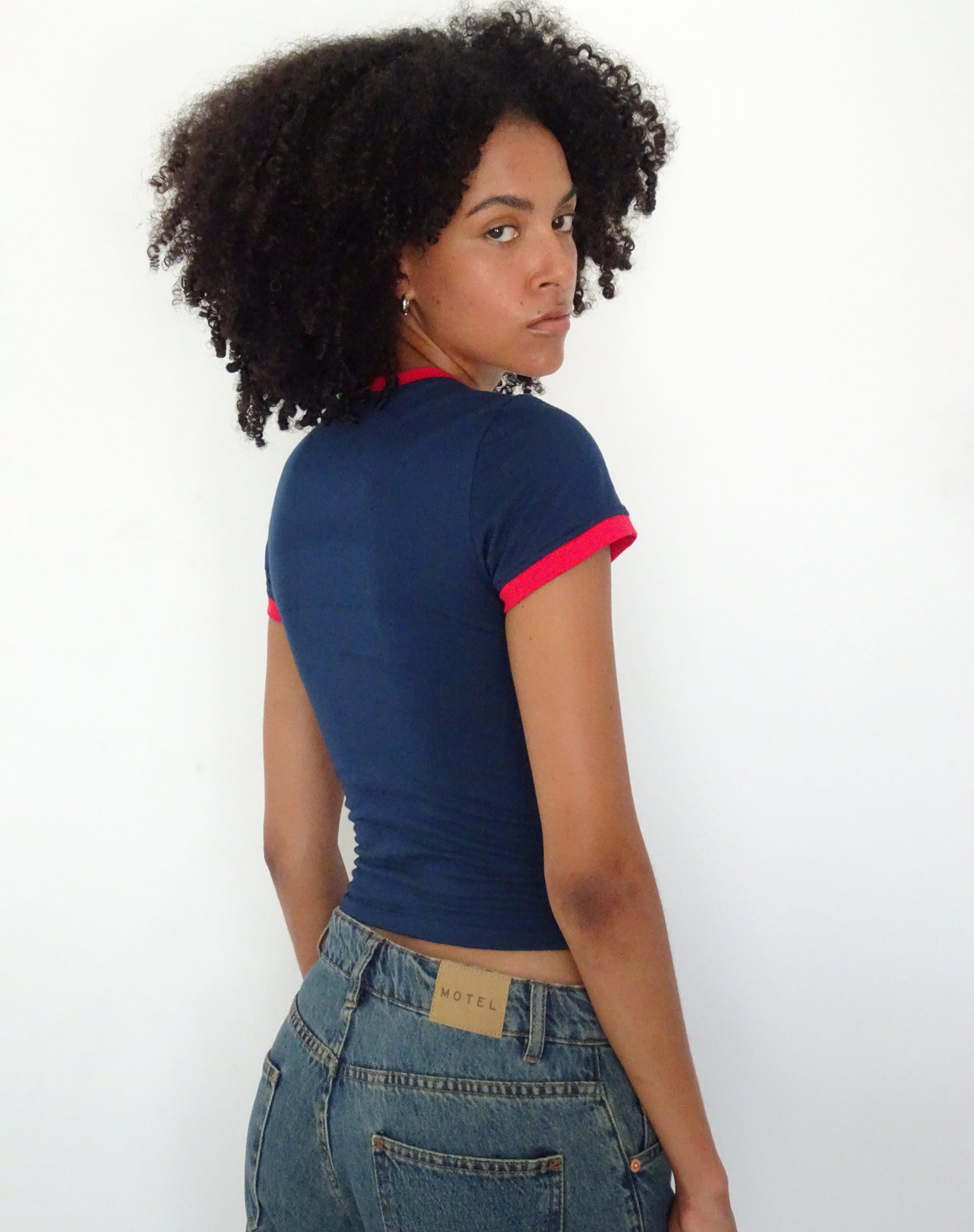 Image de Salda Sports Fitted Tee in Navy