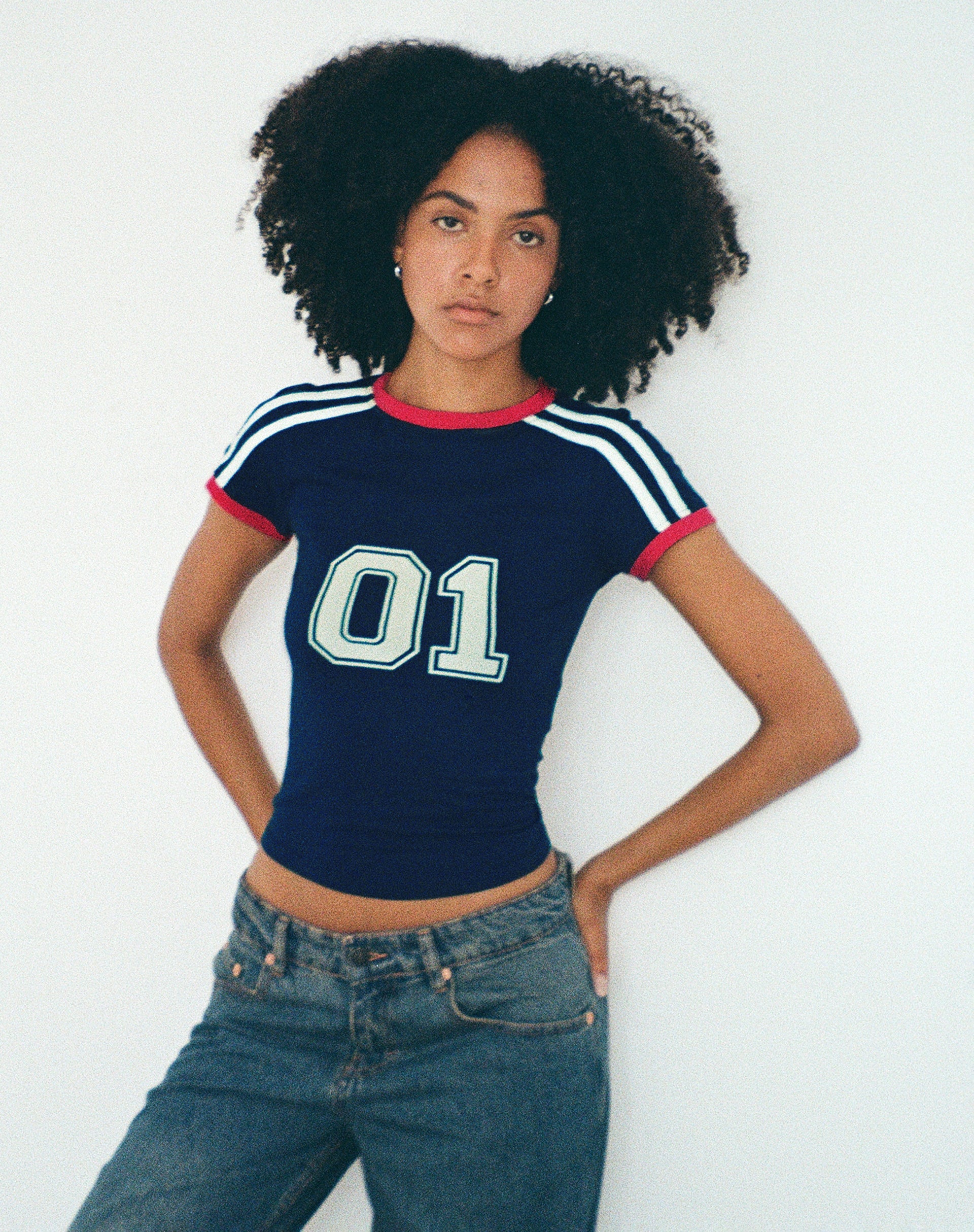 Image de Salda Sports Fitted Tee in Navy
