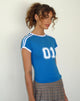 Image de Salda Sporty Fitted Tee in Mediterranean Blue