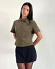Image de la chemise Samas en velours côtelé Taupe