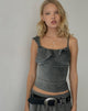 Image de Sambu Cami Top in Black Shimmer