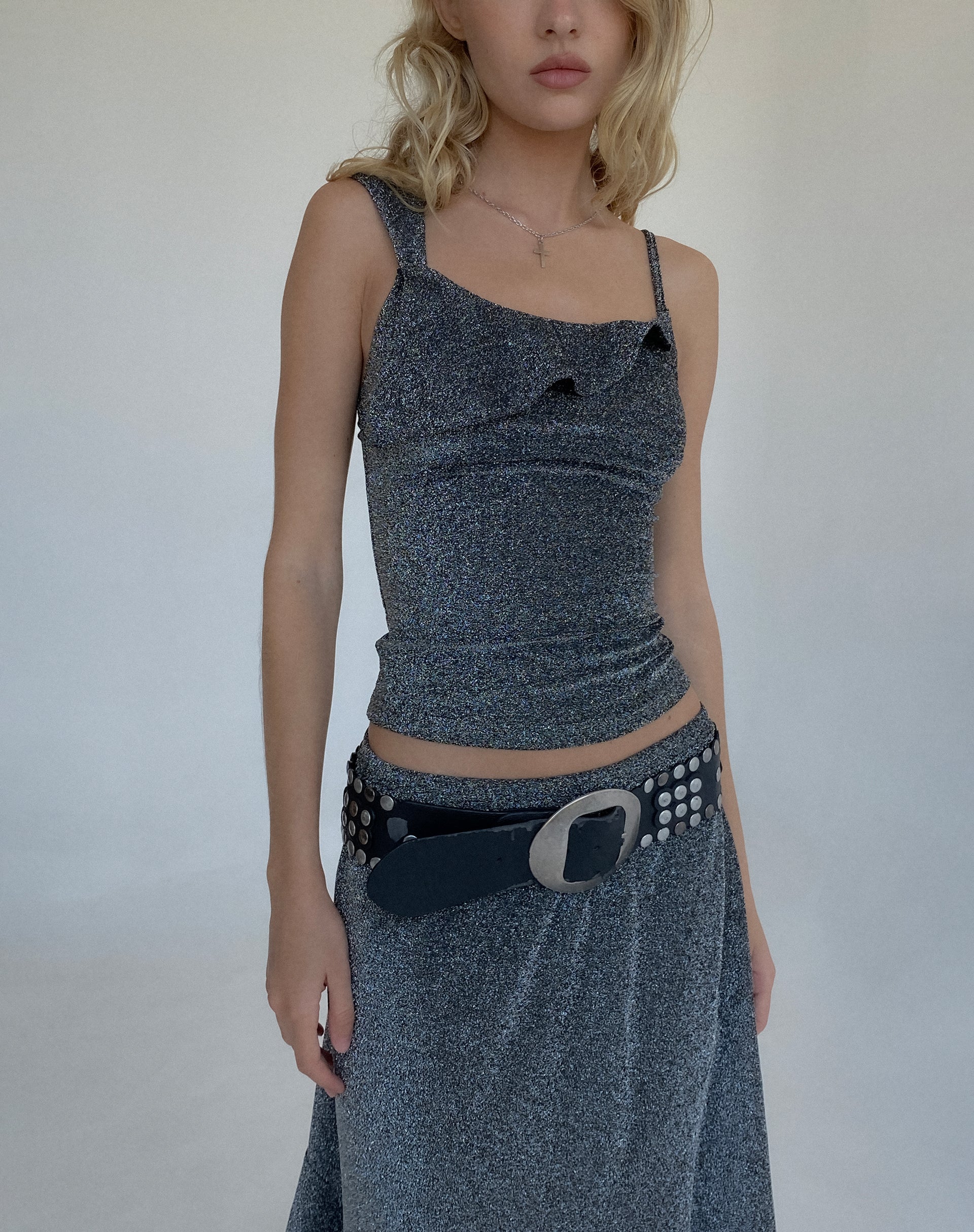 Image de Sambu Cami Top in Black Shimmer
