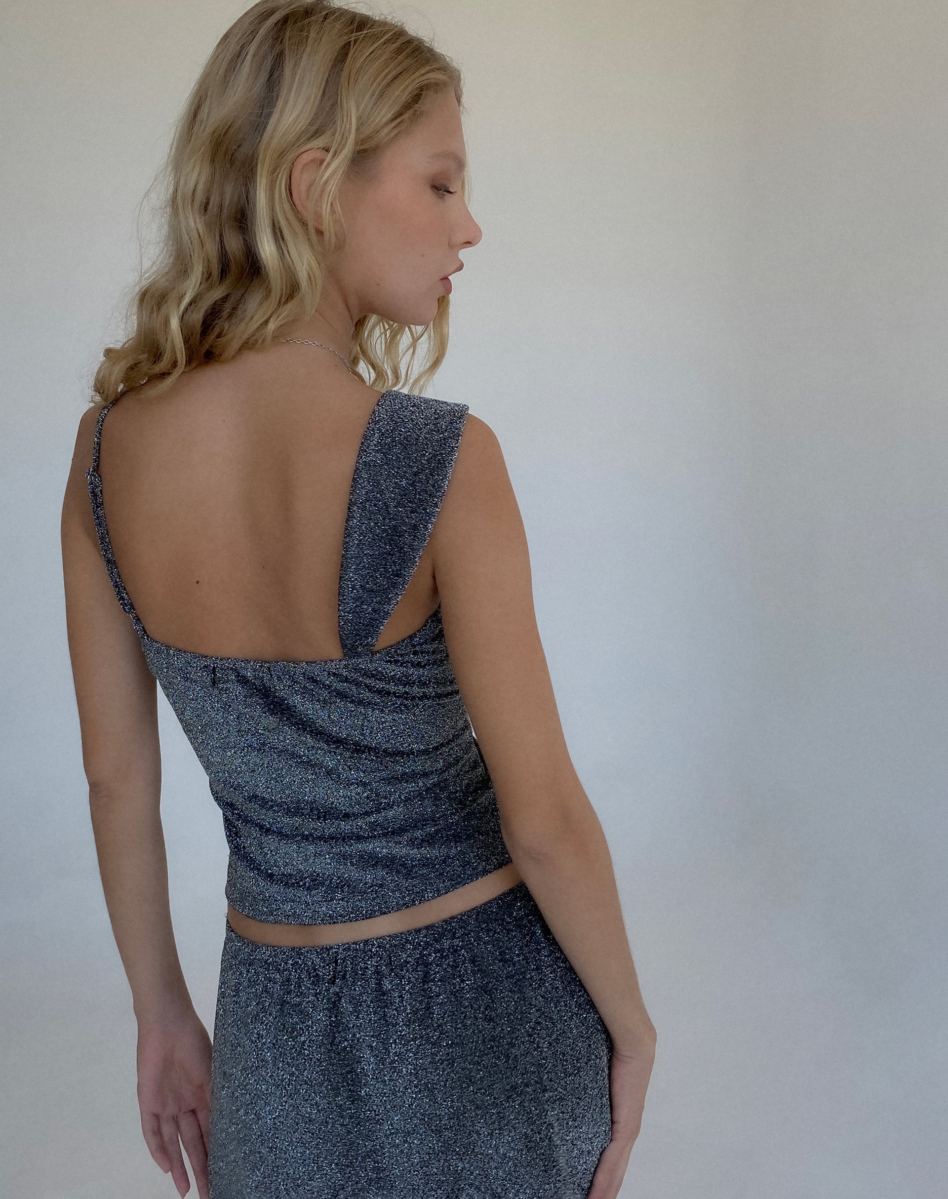 Image de Sambu Cami Top in Black Shimmer