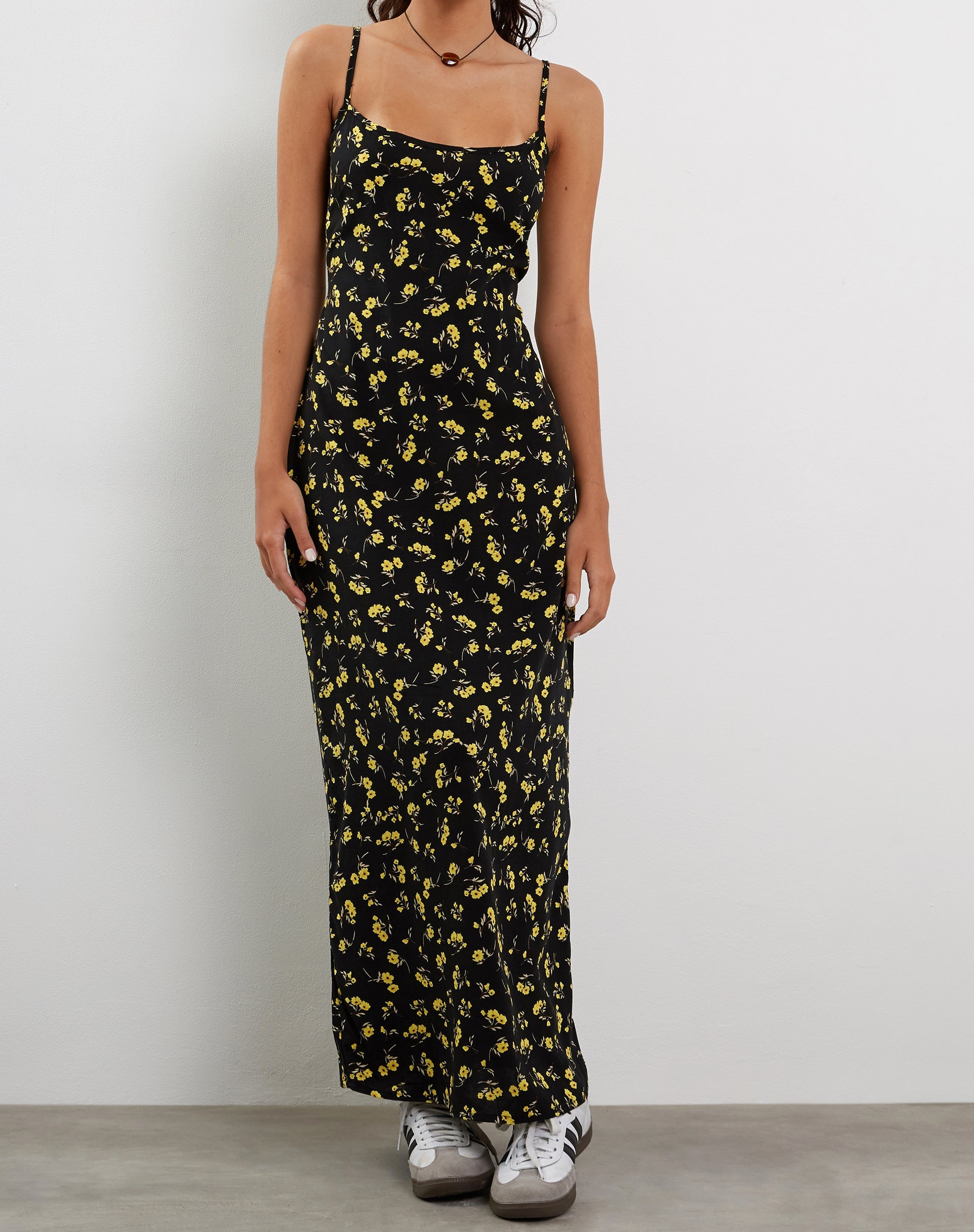 Image de Kafka Maxi Dress in Buttercup Black and Yellow