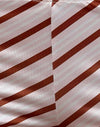 Rayure diagonale rose