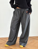 Image de Sasari Pantalon oversize à carreaux Navy