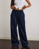 Image de Sasiya Pantalon à ceinture en velours côtelé marine