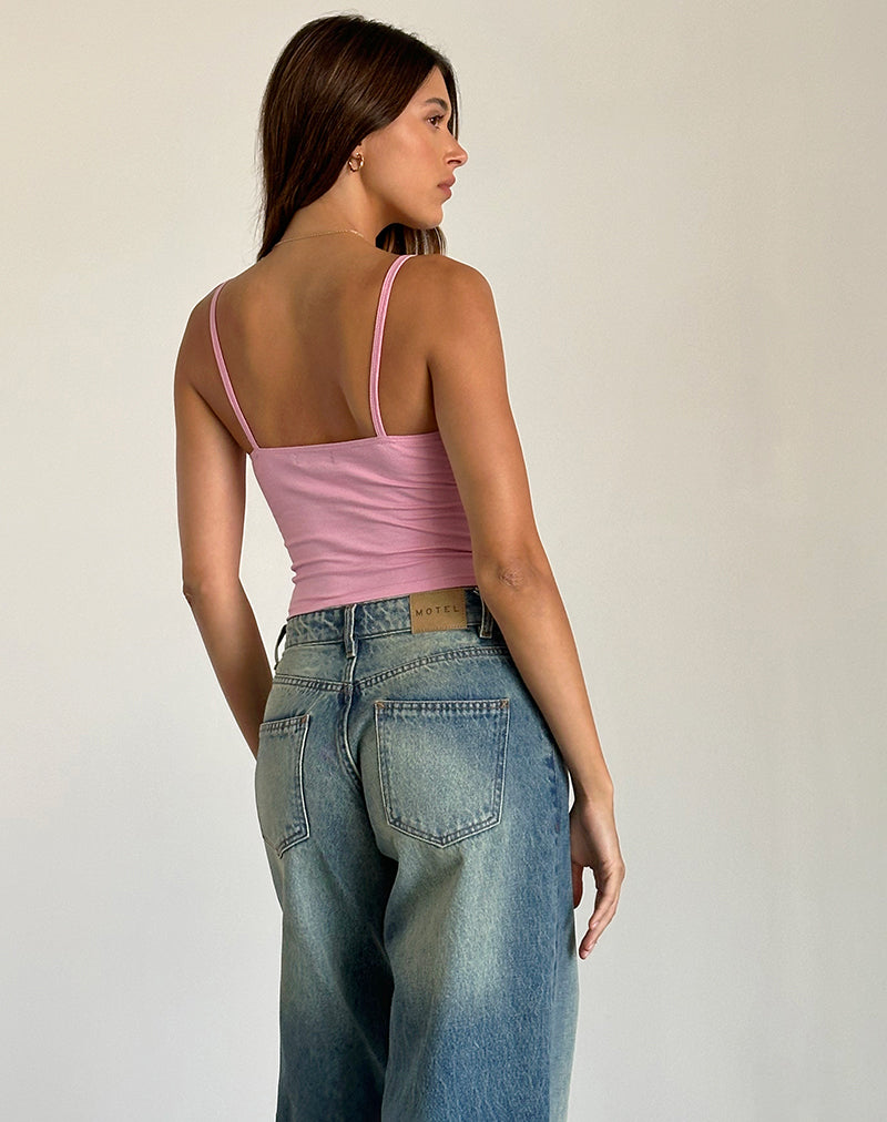 Image de Sasya Cami Top in Flamingo Pink