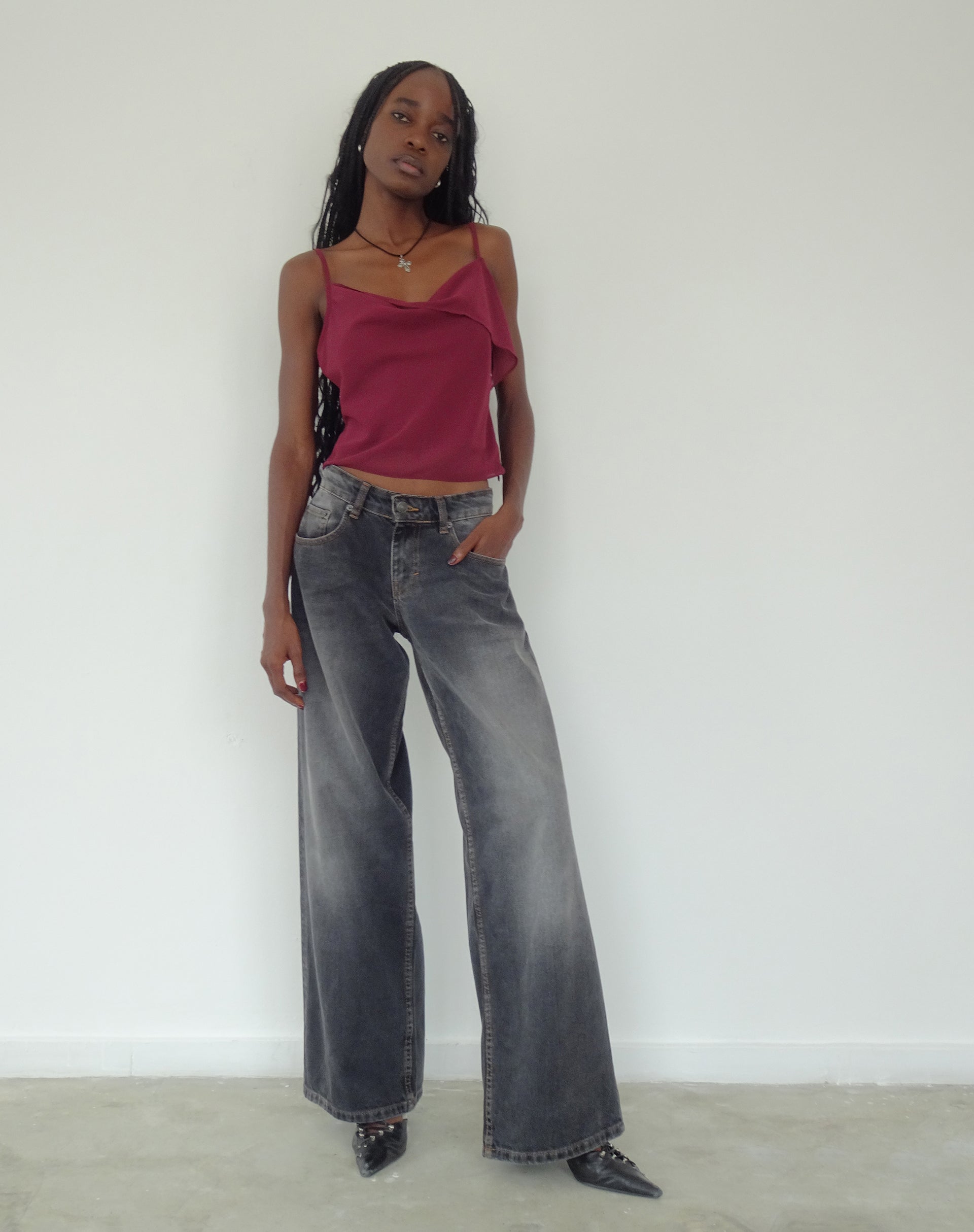 Image de Satisha Top in Chiffon Plum