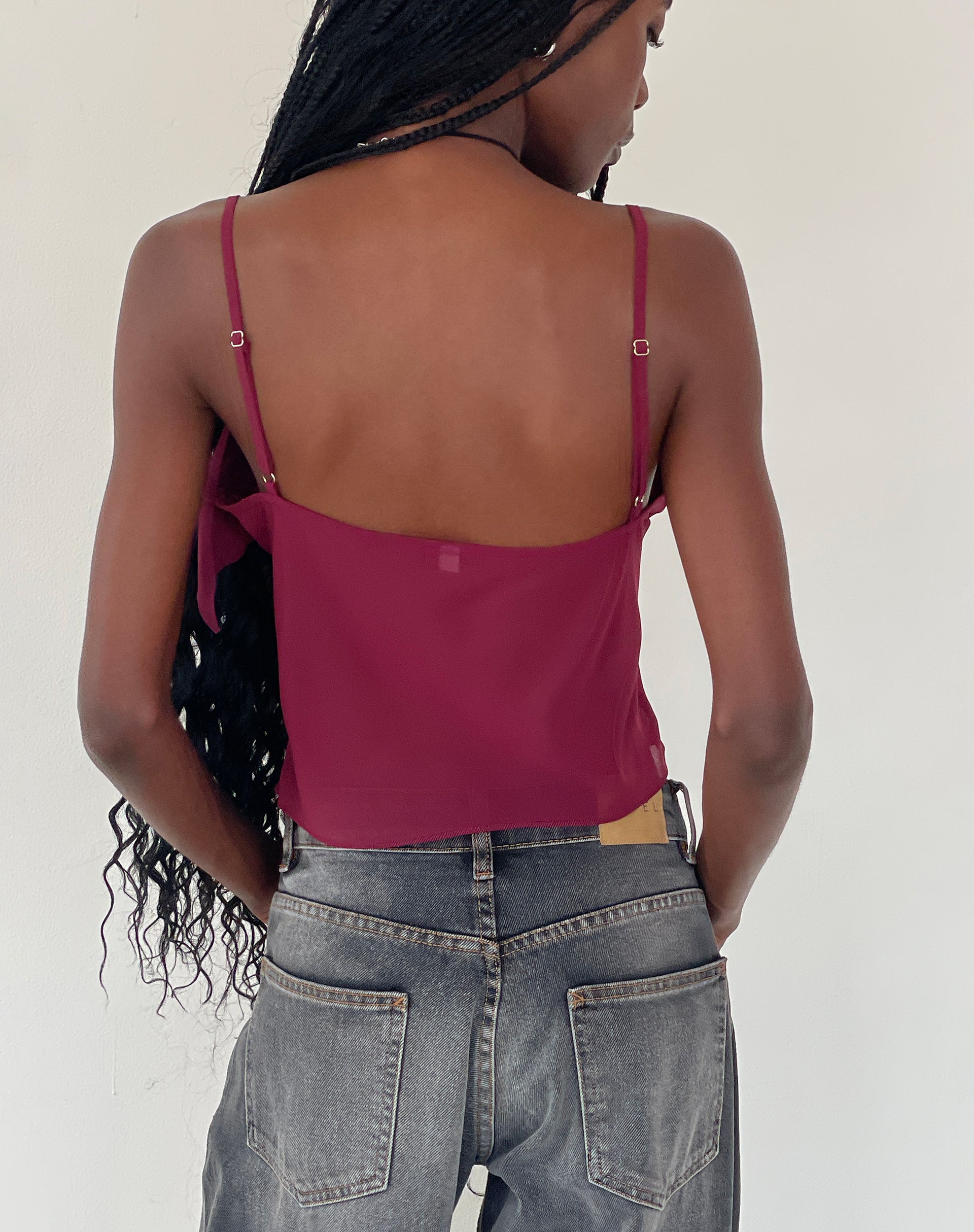 Image de Satisha Top in Chiffon Plum