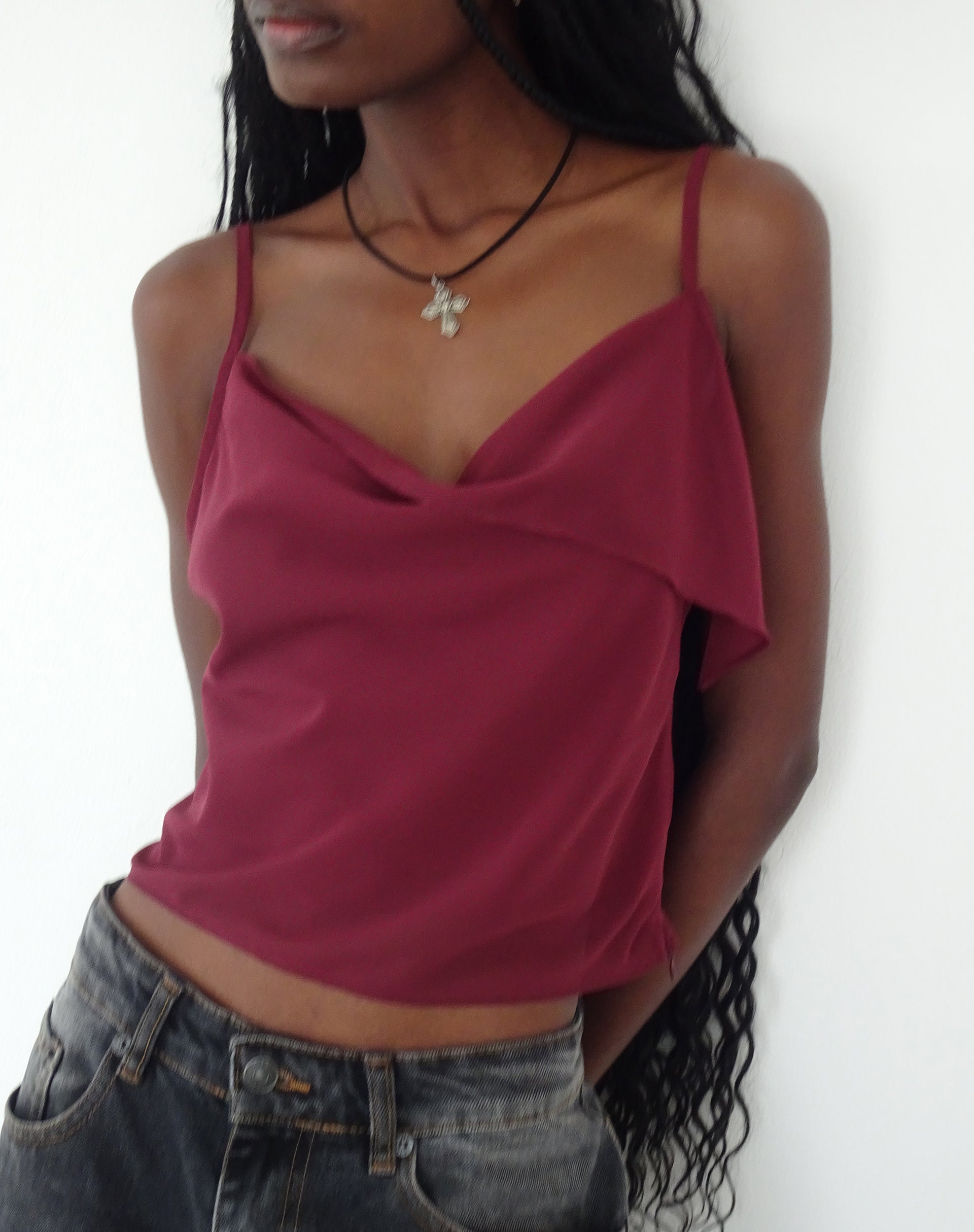 Image de Satisha Top in Chiffon Plum