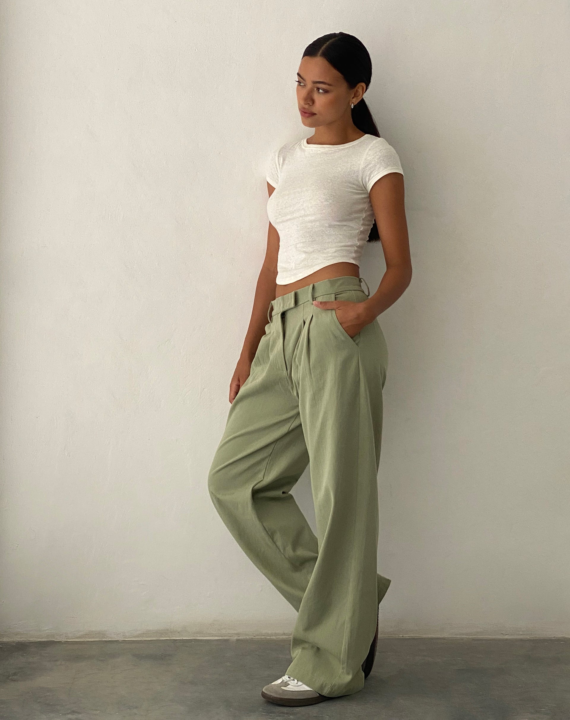 Image de Satria Pantalon Extra Large en Sage