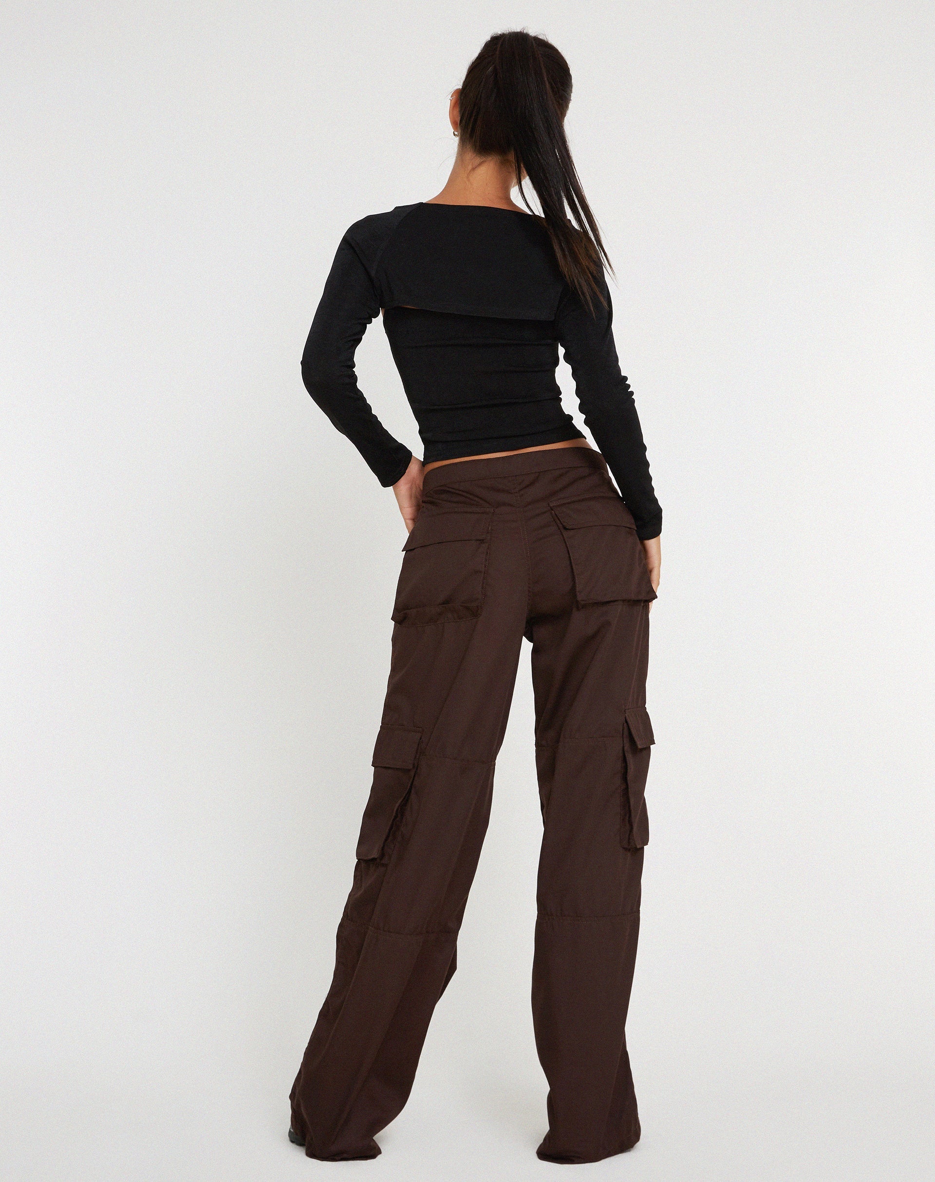 Image de Saul Cargo Trouser in Dark Brown
