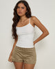 Image de Saumya Hot Pant en faux daim Mushroom Grey