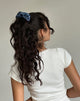 Image du chouchou en tartan marine
